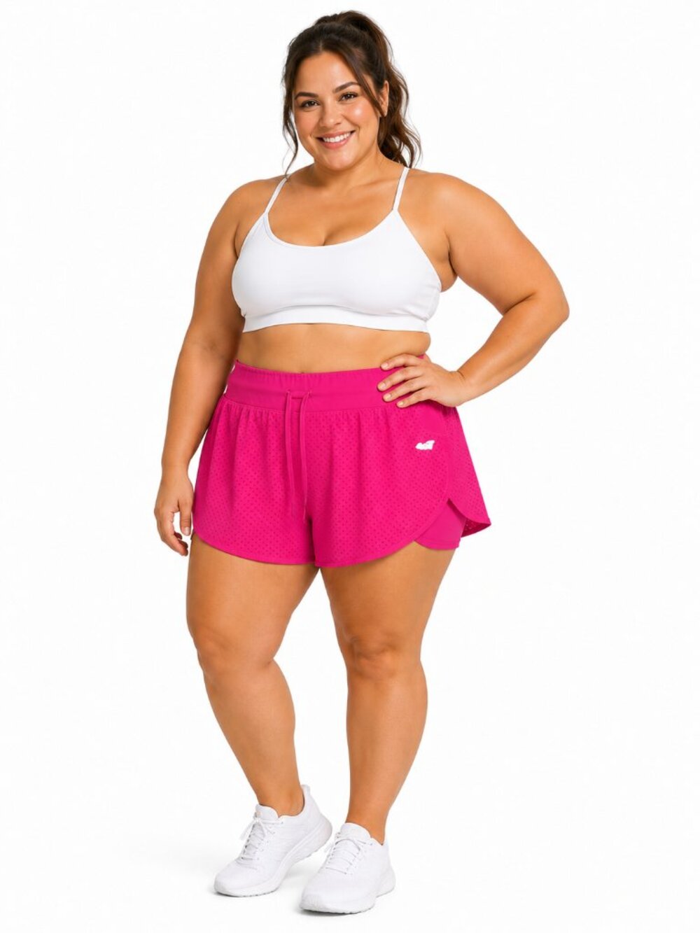 Avia Pink Activewear Shorts Plus Size XXL
